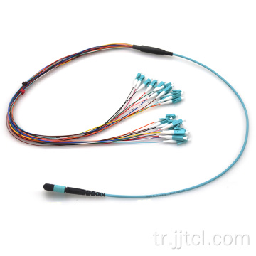 MPO-LC 24F OM3 0.9mm hibrit kablo